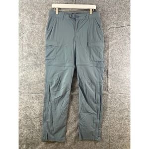 REI Co-op Convertible Pants 10 Teal Sahara Hiking Shorts Cargo Athletic